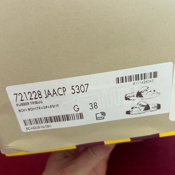 Gucci X Adidas pink rubber slides NWT - Picture 11 of 12